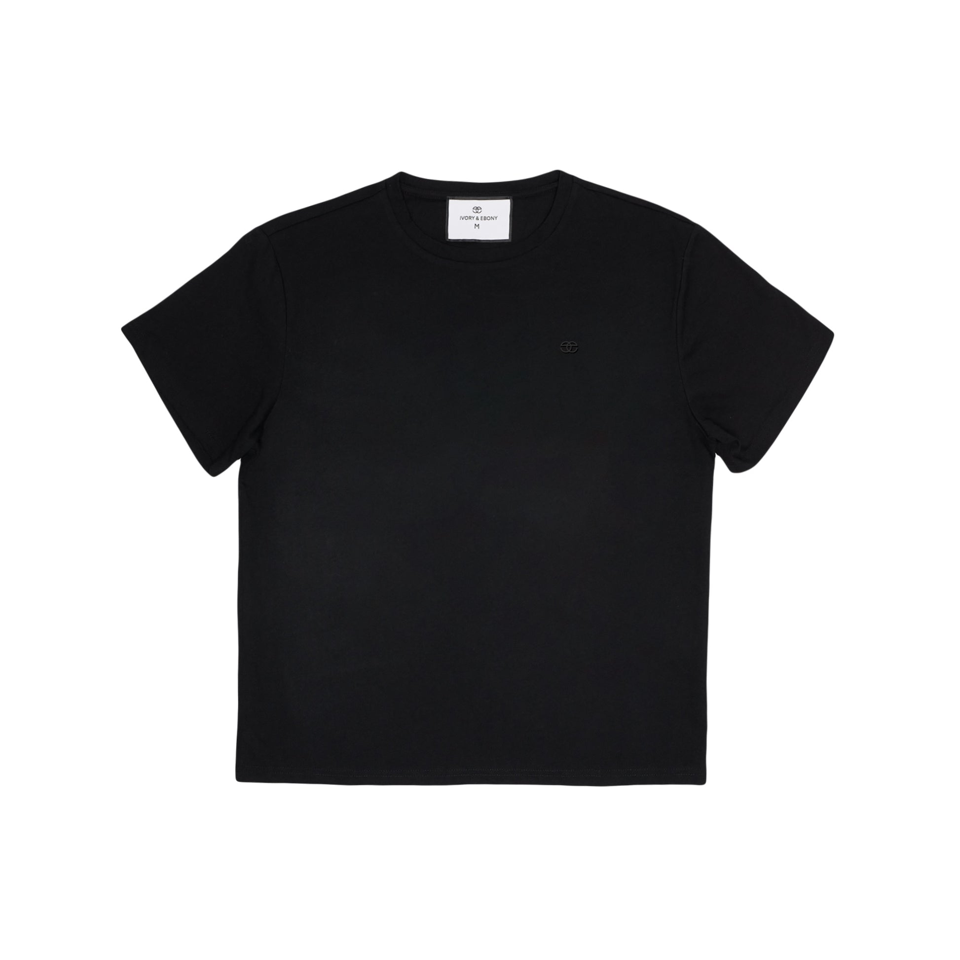 Relaxed Fit Crewneck Hydrophobic T-Shirt - IVORY & EBONY