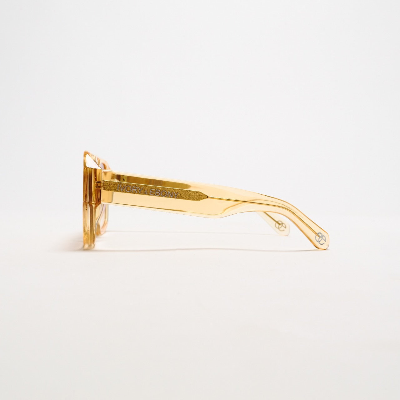 Retro Squared Orange Sunglasses - IVORY & EBONY