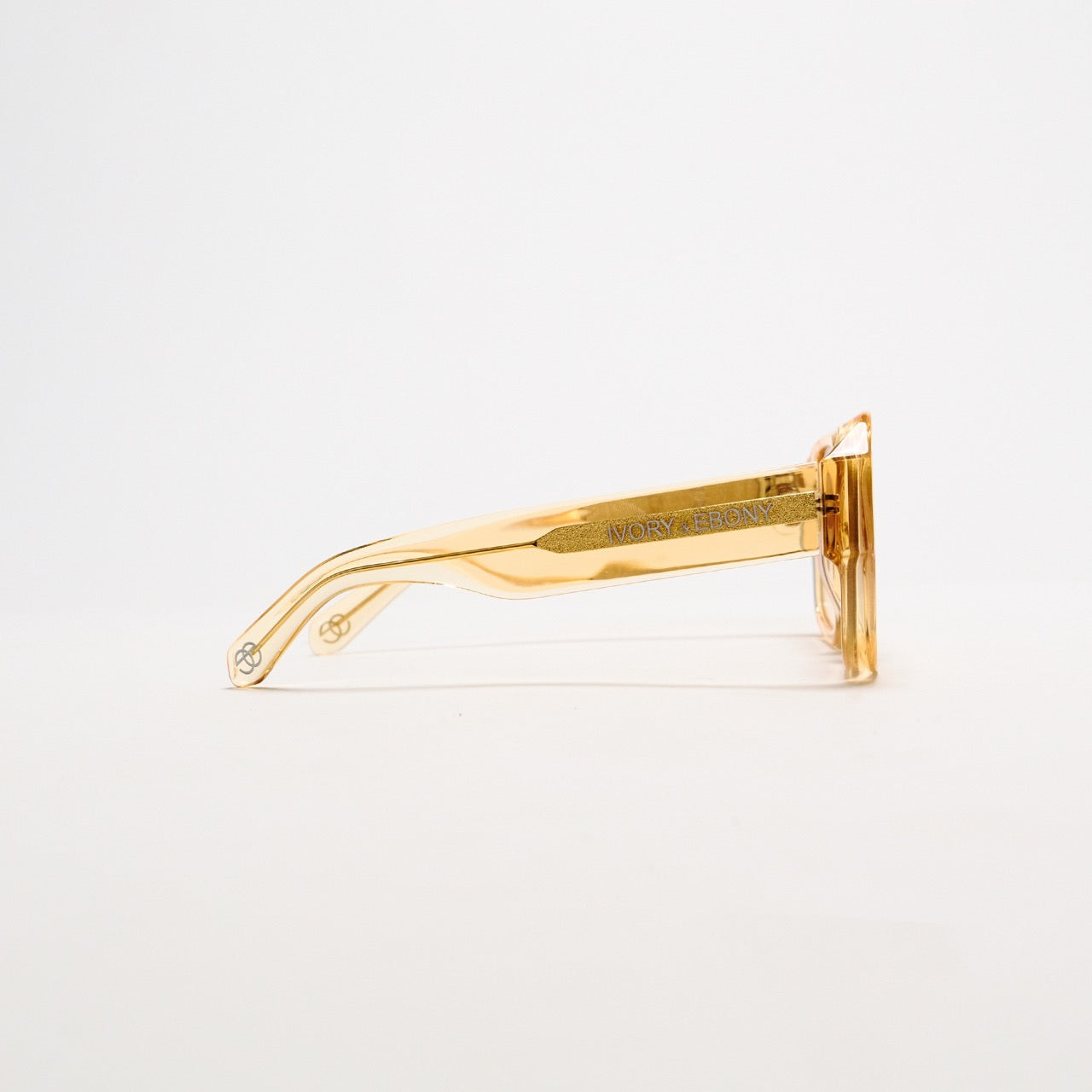 Retro Squared Orange Sunglasses - IVORY & EBONY