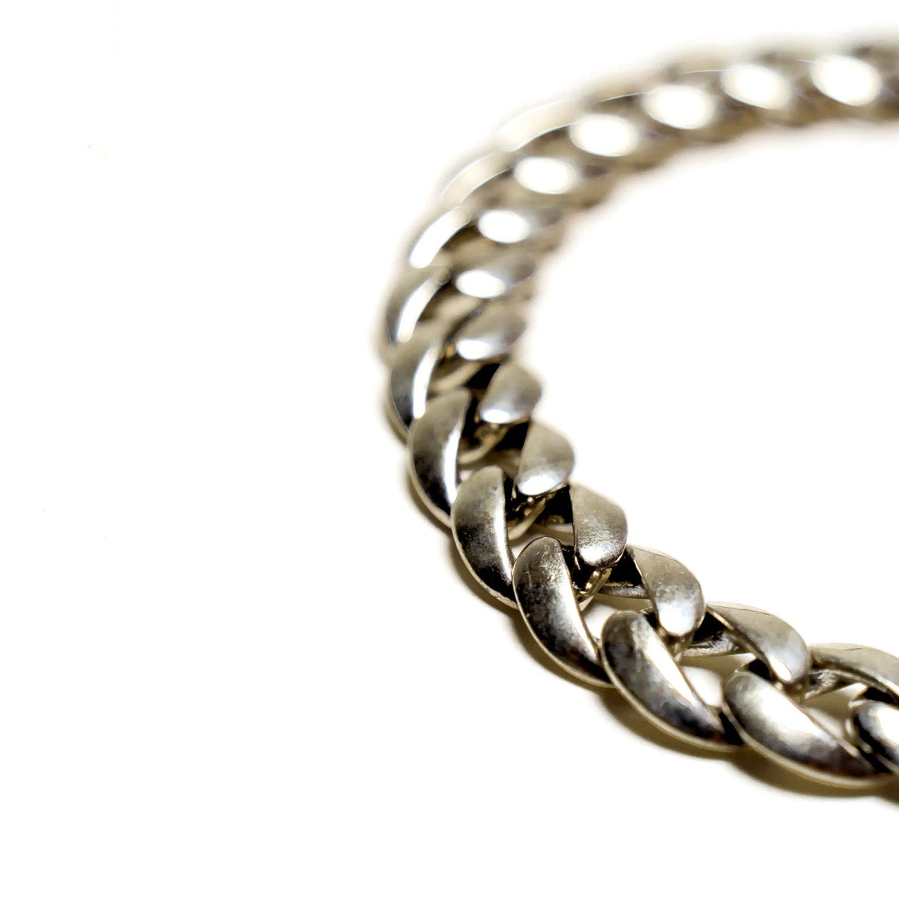 Cuban Bracelet in Sterling Silver - IVORY & EBONY