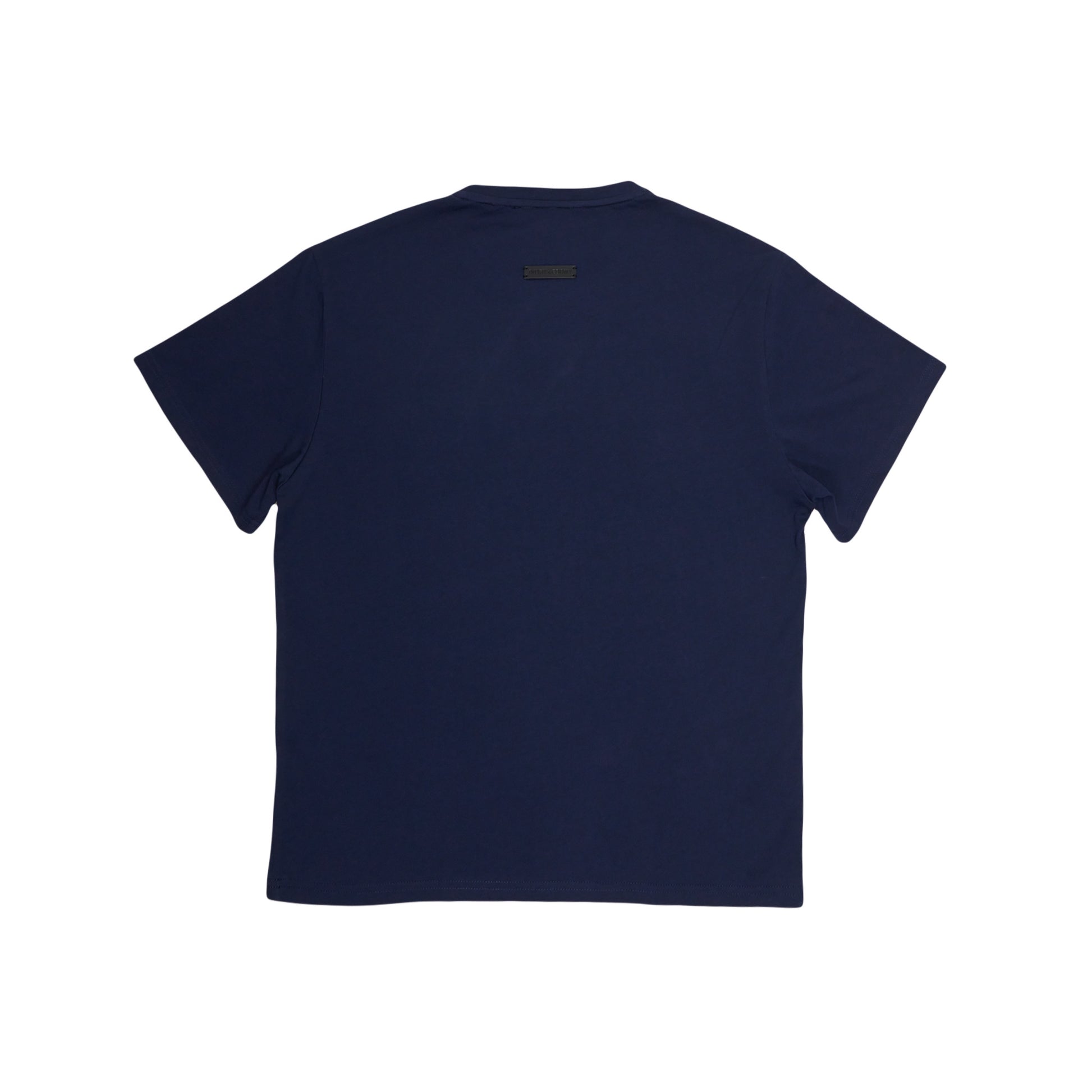 Overlap Embroidery Hydrophobic T-Shirt - IVORY & EBONY