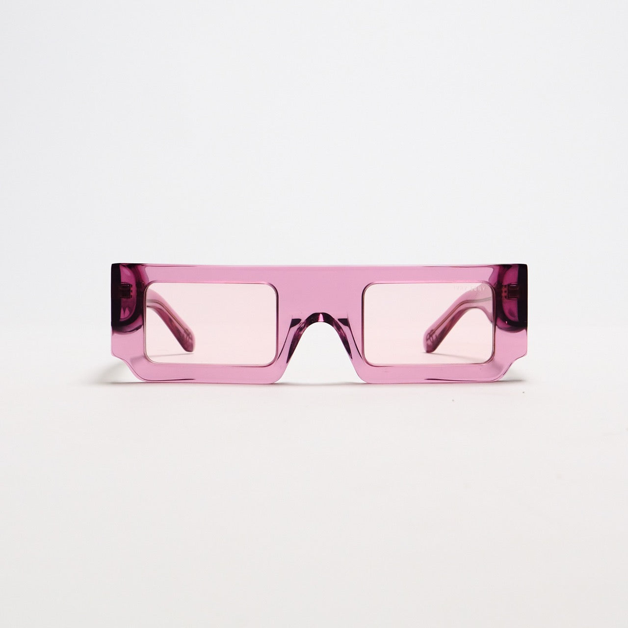 Hot Pink Rectangle Box Sunglasses - IVORY & EBONY