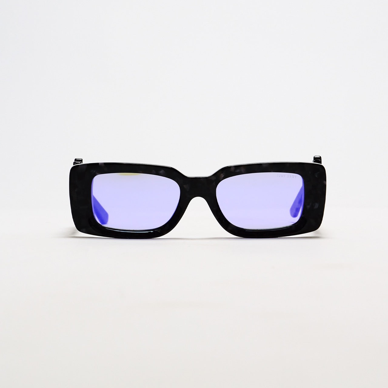 Purple Leopard Dollar Sunglasses - IVORY & EBONY