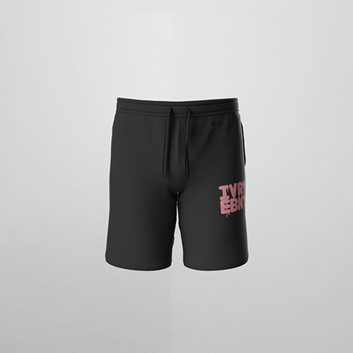 Graffiti Logo Hydrophobic Shorts - IVORY & EBONY