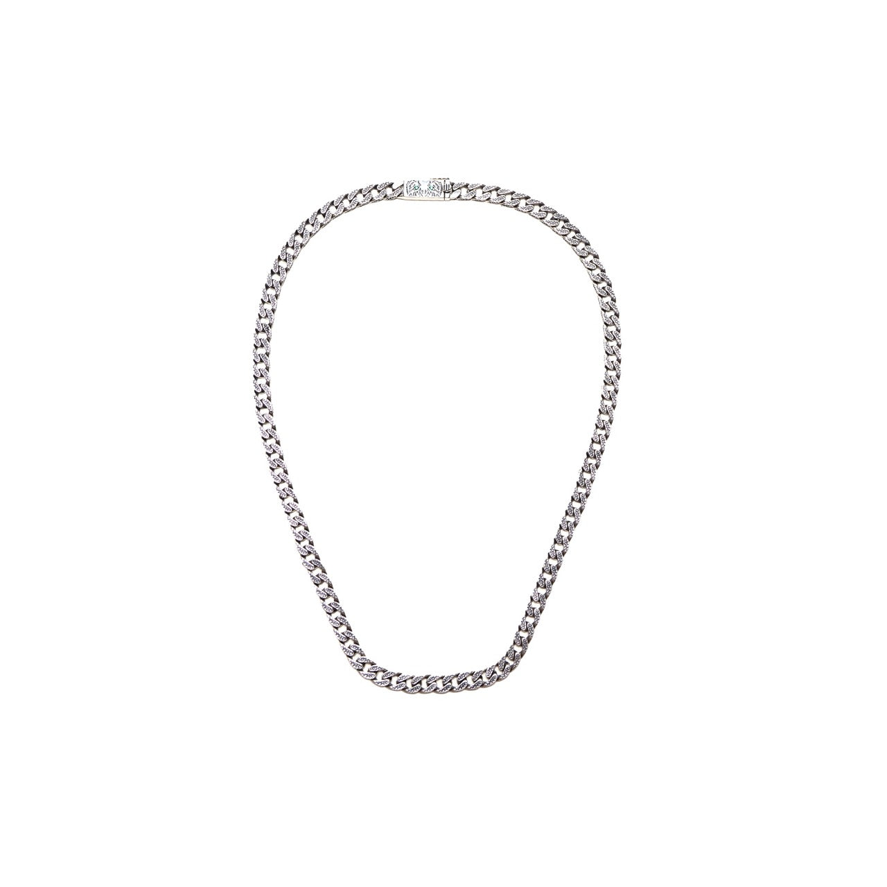 Cuban Link Chain Necklace in Sterling Silver - IVORY & EBONY