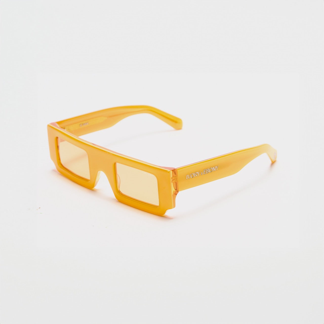 Summer Orange Rectangle Box Sunglasses - IVORY & EBONY