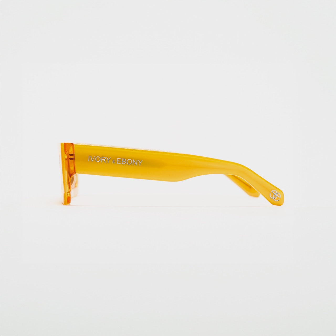 Summer Orange Rectangle Box Sunglasses - IVORY & EBONY