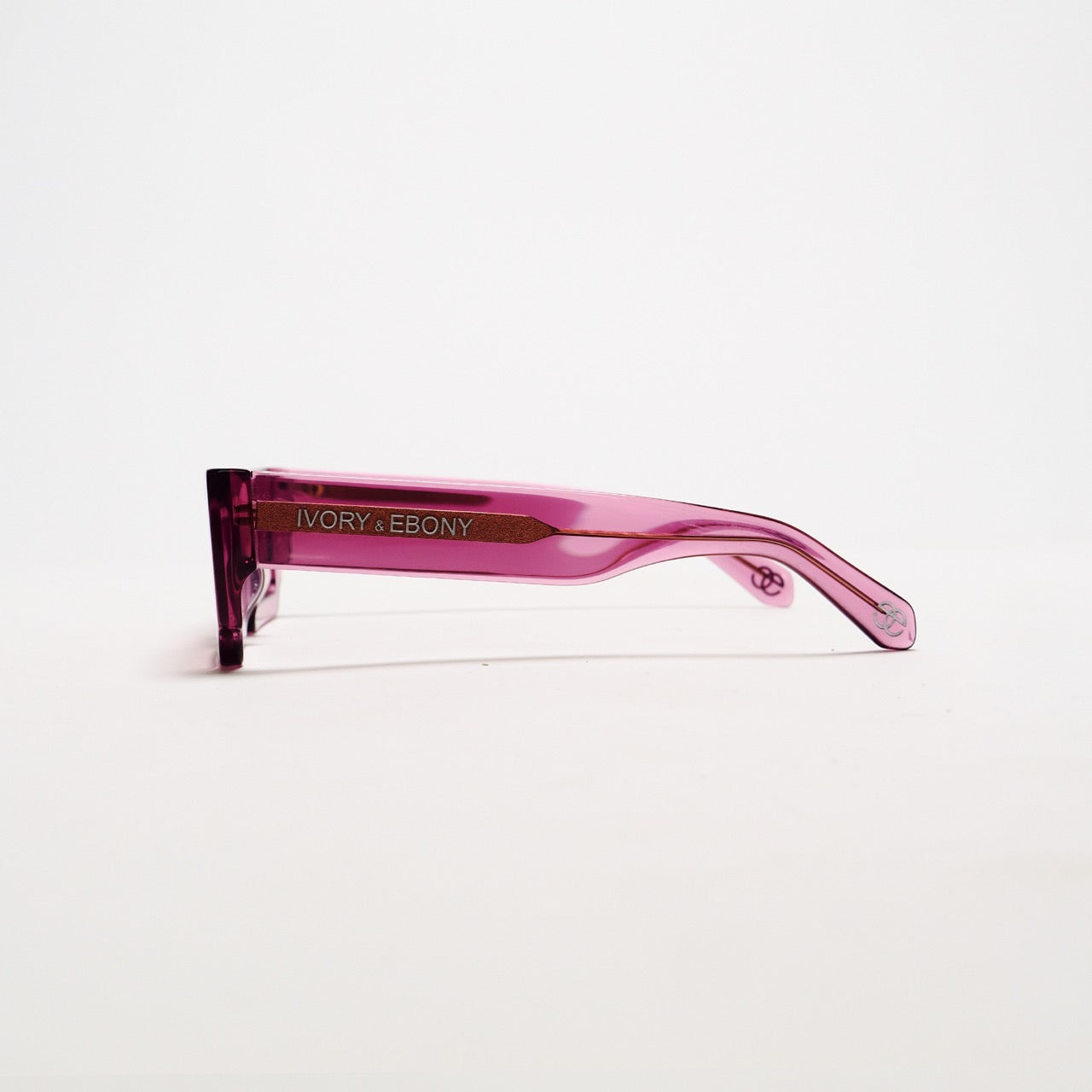 Hot Pink Rectangle Box Sunglasses - IVORY & EBONY