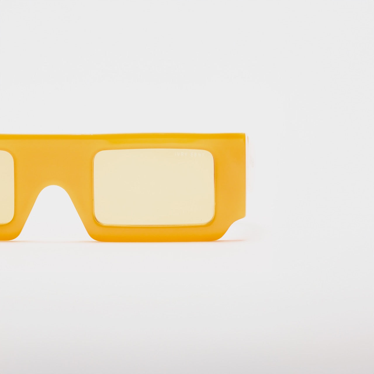 Summer Orange Rectangle Box Sunglasses - IVORY & EBONY