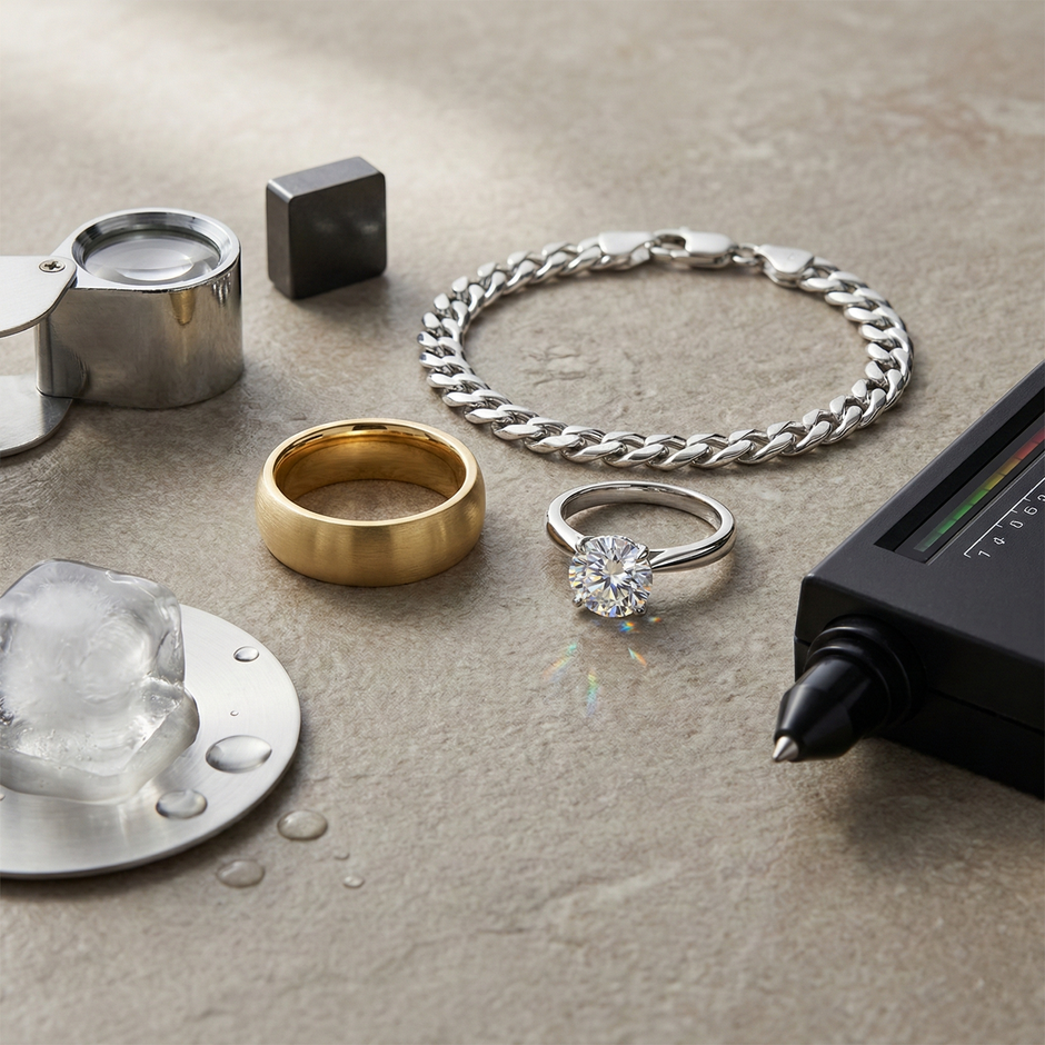 How to Tell If Jewelry Is Real: Silver, Gold, and Moissanite Authentication Guide