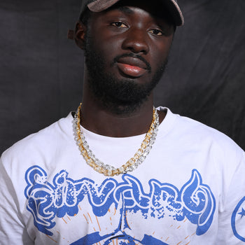 10MM PRINCESS MARQUISE BAGUETTE CUT DUBAI MOISSANITE LINK CHAIN IN STERLING SILVER