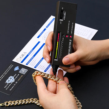 12MM TWO ROW MOISSANITE BEZEL CUBAN LINK CHAIN IN STERLING SILVER