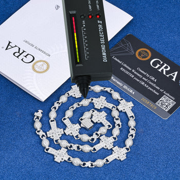 BRACELET À MAILLES CUBINES TAILLÉES EN ARGENT MASSIF