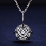 DRAGON CLAW MOISSANITE DIAMOND PENDANT IN STERLING SILVER