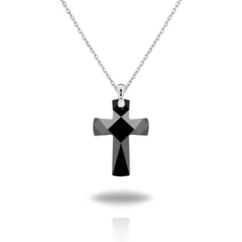 Armband mit kubanischer Gliederkette und Diamantschliff aus Sterlingsilber