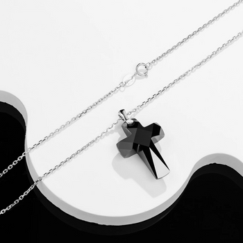 Armband mit kubanischer Gliederkette und Diamantschliff aus Sterlingsilber