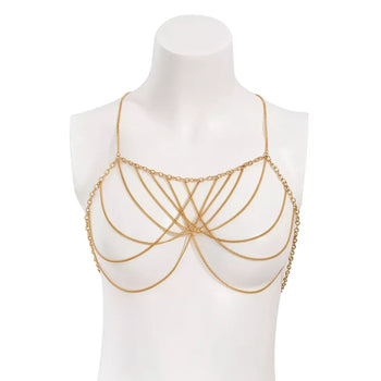 CRISS-CROSS BODY CHAIN BRALETTE