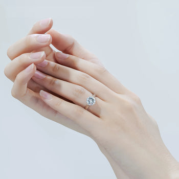 3CT ROUND CUT SOLITAIRE RING IN SOLID GOLD