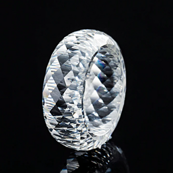 Bague entièrement sertie de diamants et de moissanite 40 carats