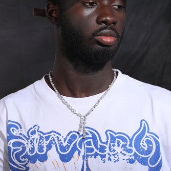 Collier/bracelet tennis en argent sterling avec moissanite taille marquise poire de 5 mm