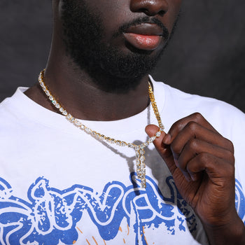 Collier/bracelet tennis en argent sterling avec moissanite taille marquise poire de 5 mm