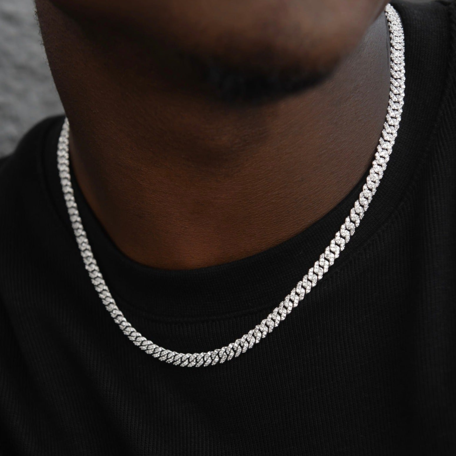 Silver Cuban Link outlet Chain: 6mm