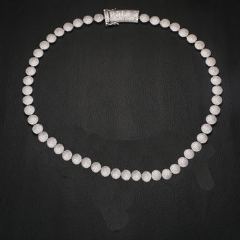 Collier/bracelet à maillons en moissanite de 8 mm en argent sterling