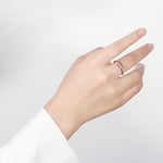 ADJUSTABLE TWIST ETERNITY BAND IN STERLING SILVER