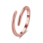 ADJUSTABLE TWIST ETERNITY BAND IN STERLING SILVER