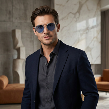 AERION METAL AVIATOR SUNGLASSES