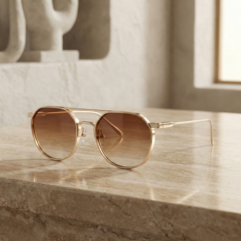 AERION METAL AVIATOR SUNGLASSES