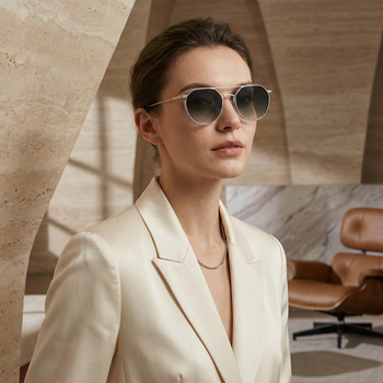 AERION METAL AVIATOR SUNGLASSES