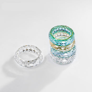 RING AUS GANZEM MOISSANIT UND DIAMANT