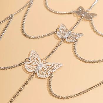 AURELIA BUTTERFLY CASCADE BODY CHAIN
