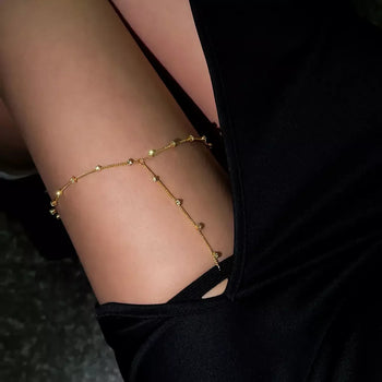 CHAÎNE DE TAILLE PENDANTE EN ARGENT MASSIF