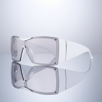 AURYN FUTURISTIC OVERSIZED SUNGLASSES