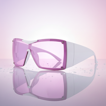 AURYN FUTURISTIC OVERSIZED SUNGLASSES