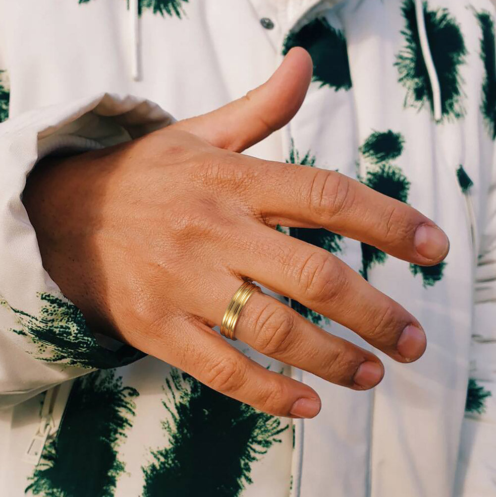 BAND IN STERLING SILVER