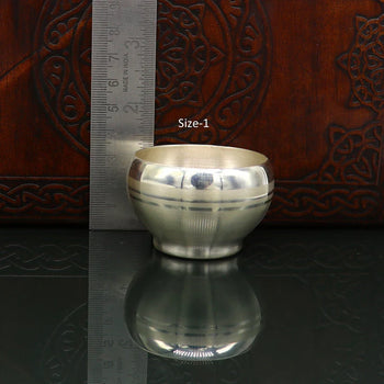 VINTAGE CLASSIC ROUND BOWL SET IN STERLING SILVER