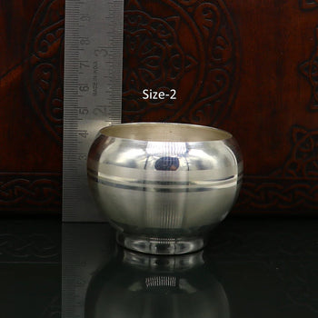 VINTAGE CLASSIC ROUND BOWL SET IN STERLING SILVER