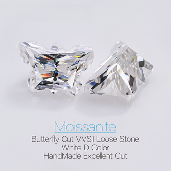 BUTTERFLY CUT MOISSANITE LOOSE DIAMOND