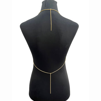 CASCADING PEARL DROP BODY CHAIN