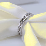 CELTIC KNOT ETERNITY BAND IN STERLING SILVER