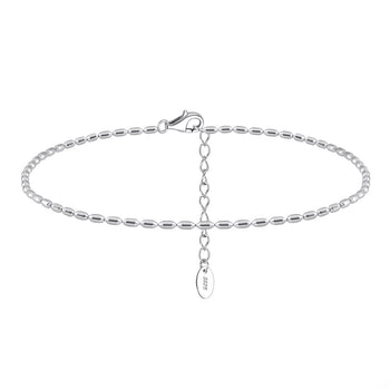 CHAIN ANKLET IN STERLING SILVER