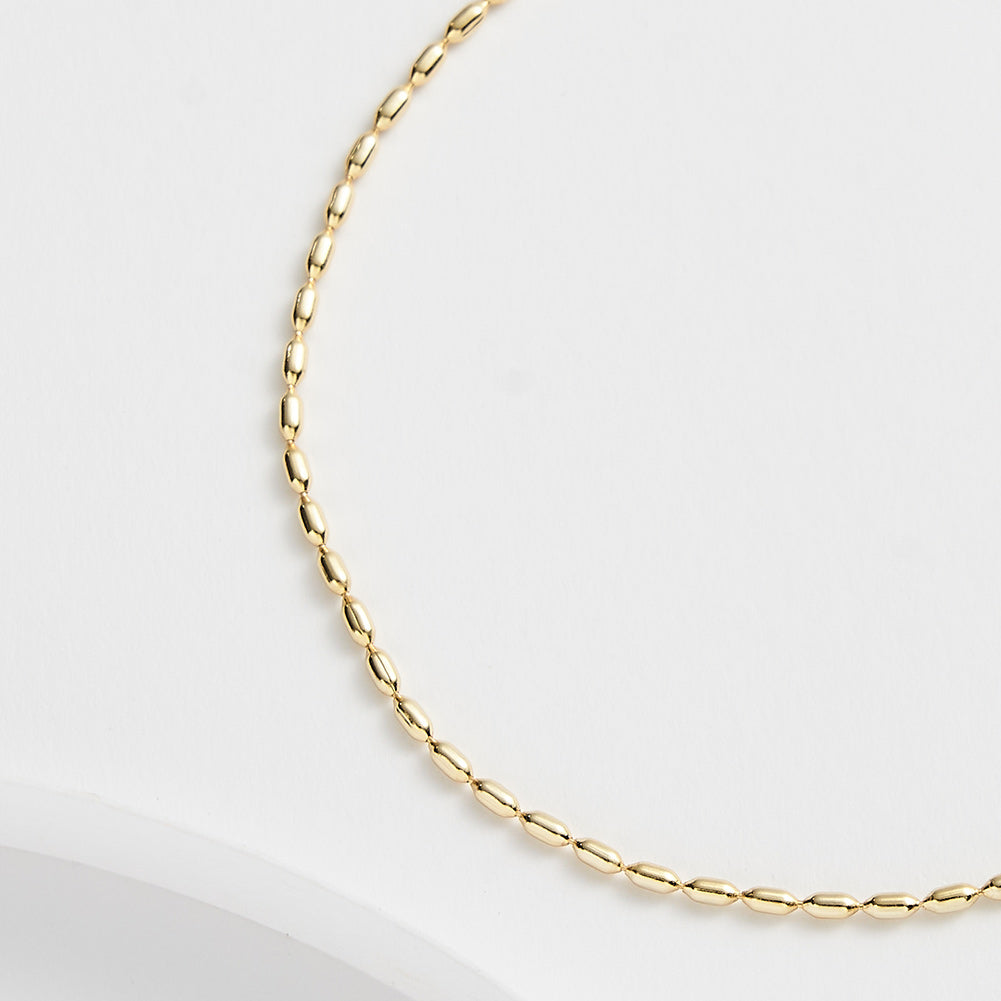 CHAIN ANKLET IN STERLING SILVER