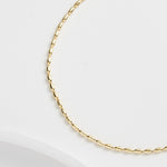 CHAIN ANKLET IN STERLING SILVER