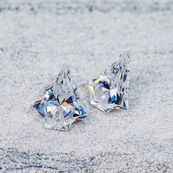 CHRISTMAS TREE CUT MOISSANITE LOOSE DIAMOND