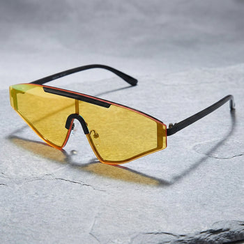 LUNETTES DE SOLEIL MOISSANITE À CROIX GLACÉE