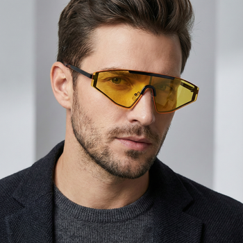 LUNETTES DE SOLEIL MOISSANITE À CROIX GLACÉE