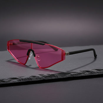 LUNETTES DE SOLEIL MOISSANITE À CROIX GLACÉE